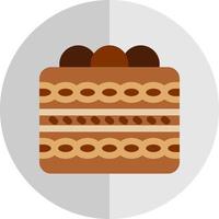 Tiramisu Vector Icon Design