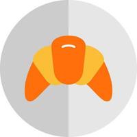 Croissant Vector Icon Design