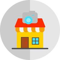 Camera Shop Vector Icon Design