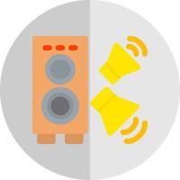 Loudspeaker Vector Icon Design