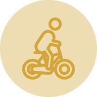 Cycling Vector Icon Design