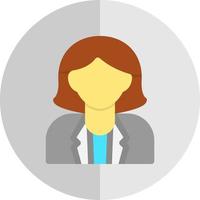 Business Woman Vector Icon Design