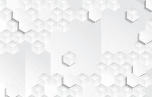 White Abstract Geometric Background vector