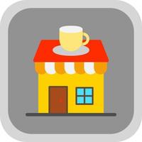 Coffee Shop Vector Icon Design