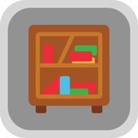 Bookshelf Vector Icon Design