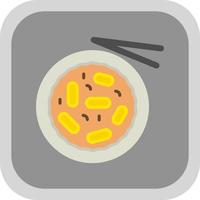 Tteokbokki Vector Icon Design