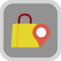 Shopping Destination Vector Icon Design