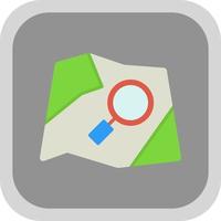 Search Map Vector Icon Design