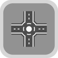 Roundabout Vector Icon Design