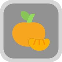 Tangerine Vector Icon Design