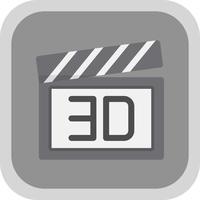 3d Film Vector Icon Design