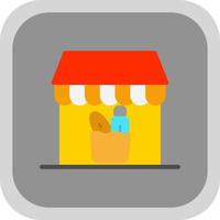 Groceries Store Vector Icon Design