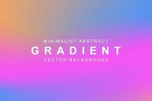 Minimalist abstract gradient vector background