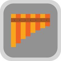 Pan Flute Vector Icon Design