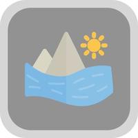 Lake Vector Icon Design