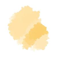 yellow watercolor paint stroke background vector illustration