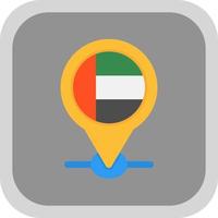 Dubai Location Vector Icon Design