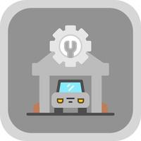 Mechanic Shop Vector Icon Design