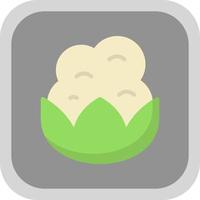 Cauliflower Vector Icon Design