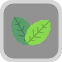 Herb Leaf Vector Icon Design