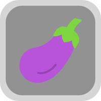 Eggplant Vector Icon Design