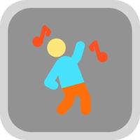 Dancing Vector Icon Design