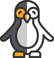 pingüino vector icono diseño