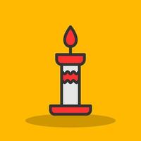 diseño de icono de vector de velas