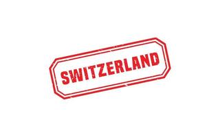 SWITZERLAND stamp rubber with grunge style on white background vector