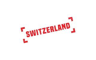 SWITZERLAND stamp rubber with grunge style on white background vector