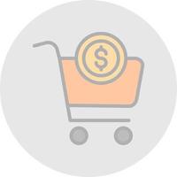 Online Purchase Vector Icon Design