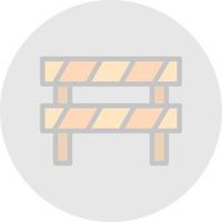 Barrier Vector Icon Design