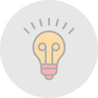 Light Bulb Vector Icon Design