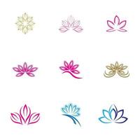 lotus logo and symbol vector