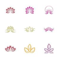 lotus logo and symbol vector