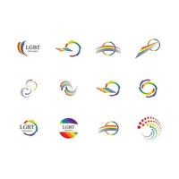 lgbt logo and symbol vector