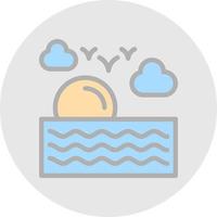 Ocean Vector Icon Design