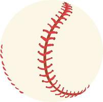 Baseball hand drawn illustration vector