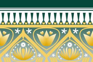 Colorful geometric ethnic seamless pattern design for wallpaper, background, fabric, curtain, carpet, clothing, and wrapping. vector