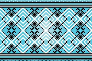 Colorful geometric ethnic seamless pattern design for wallpaper, background, fabric, curtain, carpet, clothing, and wrapping. vector