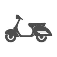 motor scooter icono diseño vector