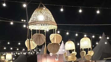 Decoration of rattan with fan video