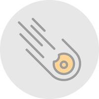 Meteorite Vector Icon Design