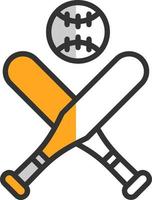 diseño de icono de vector de béisbol