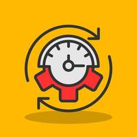 Efficiency Vector Icon Design