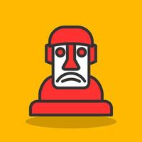 Moai Vector Icon Design