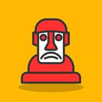 Moai Vector Icon Design