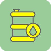 Oil Tank Vector Icon Design