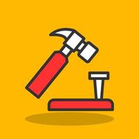 Hammer Vector Icon Design