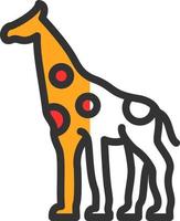 Giraffe Vector Icon Design